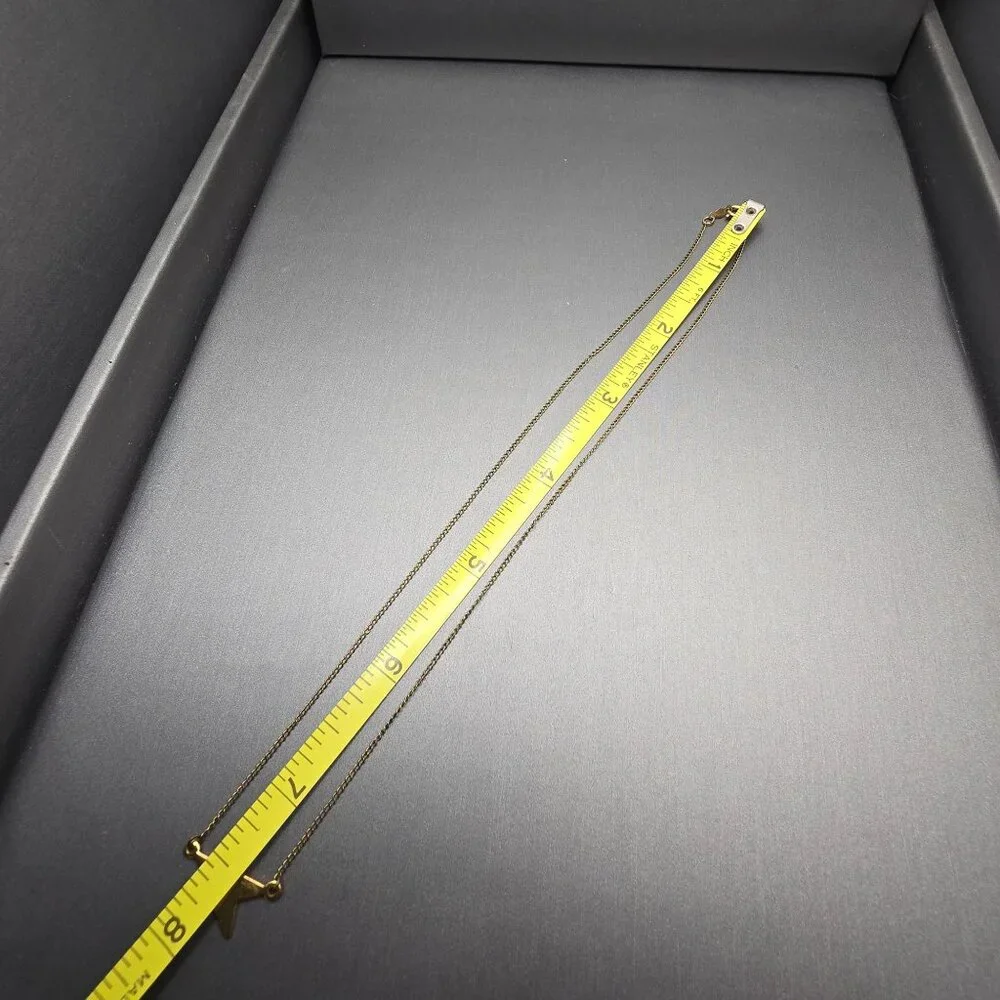 VTG Carla 14K Gold Filled Star Pendant Choker Necklace 15" Minimalist Celestial - Picture 14 of 16